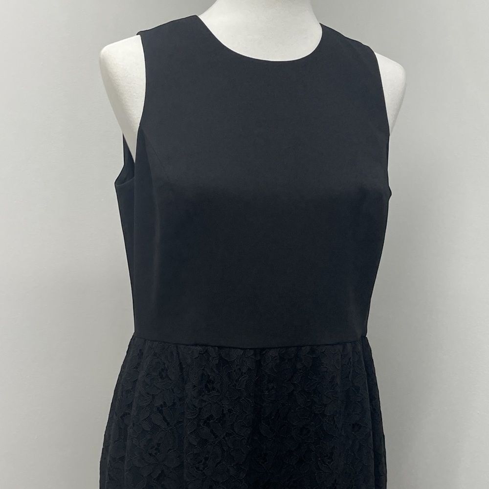 Shoshanna Harlow Black Lace Sleeveless Midi dress, sz 10, lace dress prom formal - Picture 10 of 13